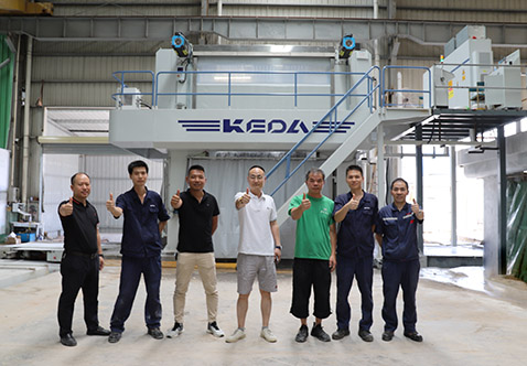 Technological Innovation | KEDA Stone Machinery's First Super Slim-Line Saw Officially Starts Cutting Operations at Fujian Jiafeng