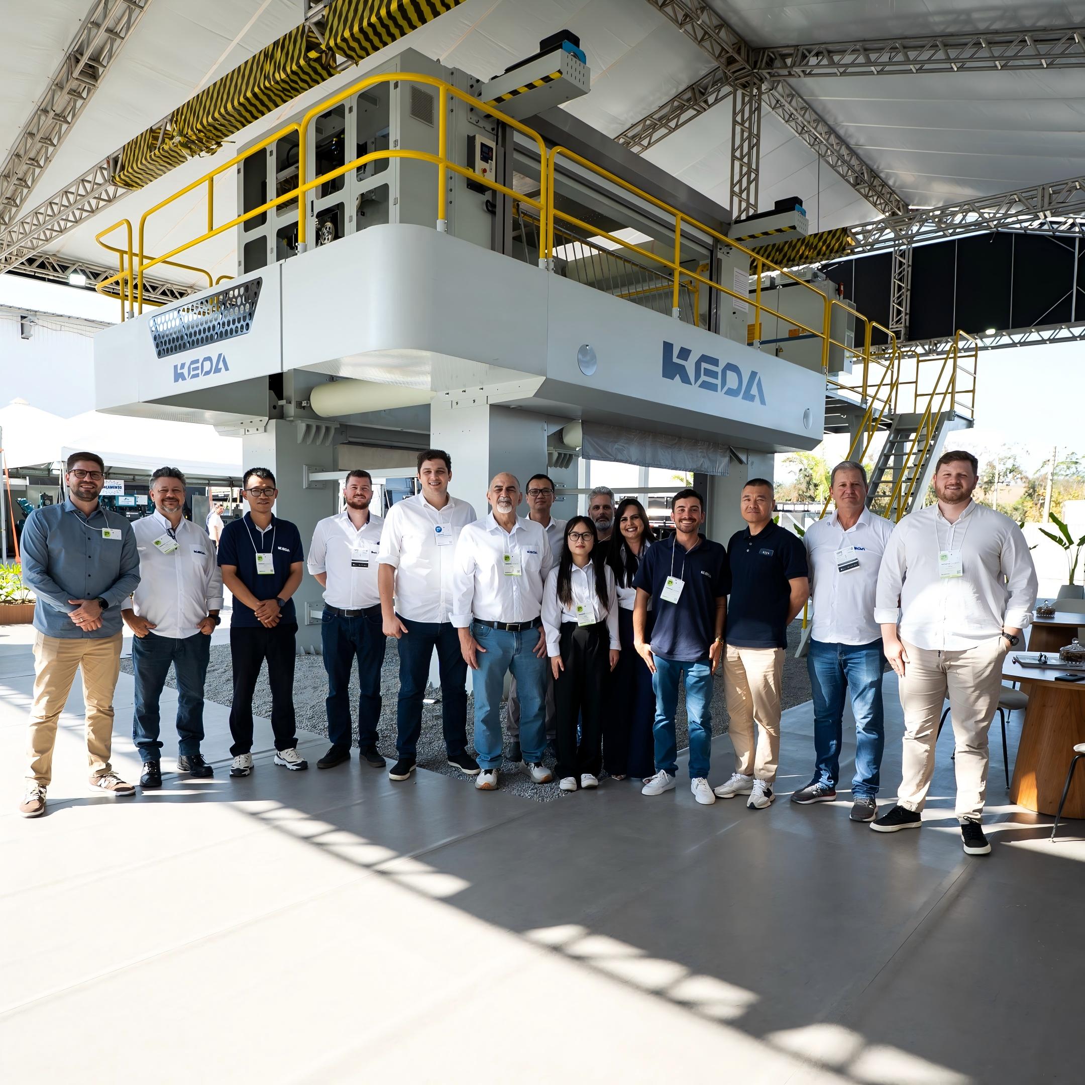 捷报 | 科达石材机械超高速线锯惊艳巴西石材展！